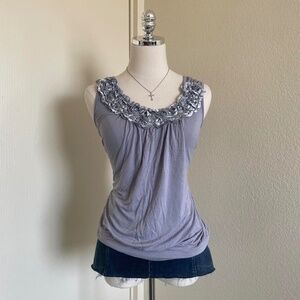 Bobeau Women's Rosette Tank